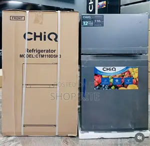 Chiq 110 Liters Double Door Refrigerator Brand New
