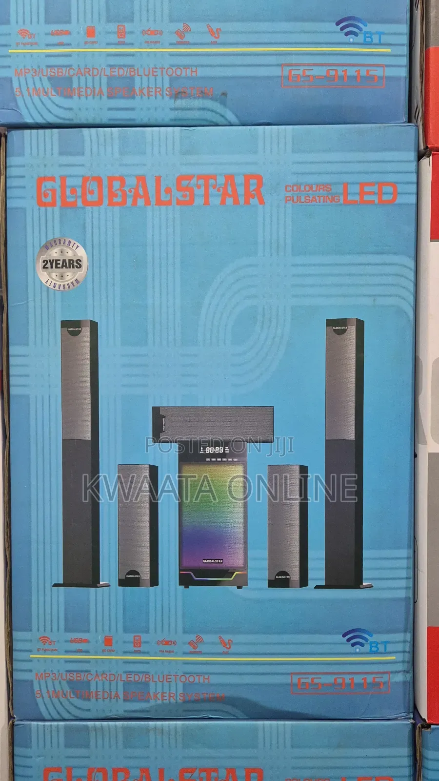 5.1ch Globalstar Bluetooth Home Theatre Multi-Media Speaker System