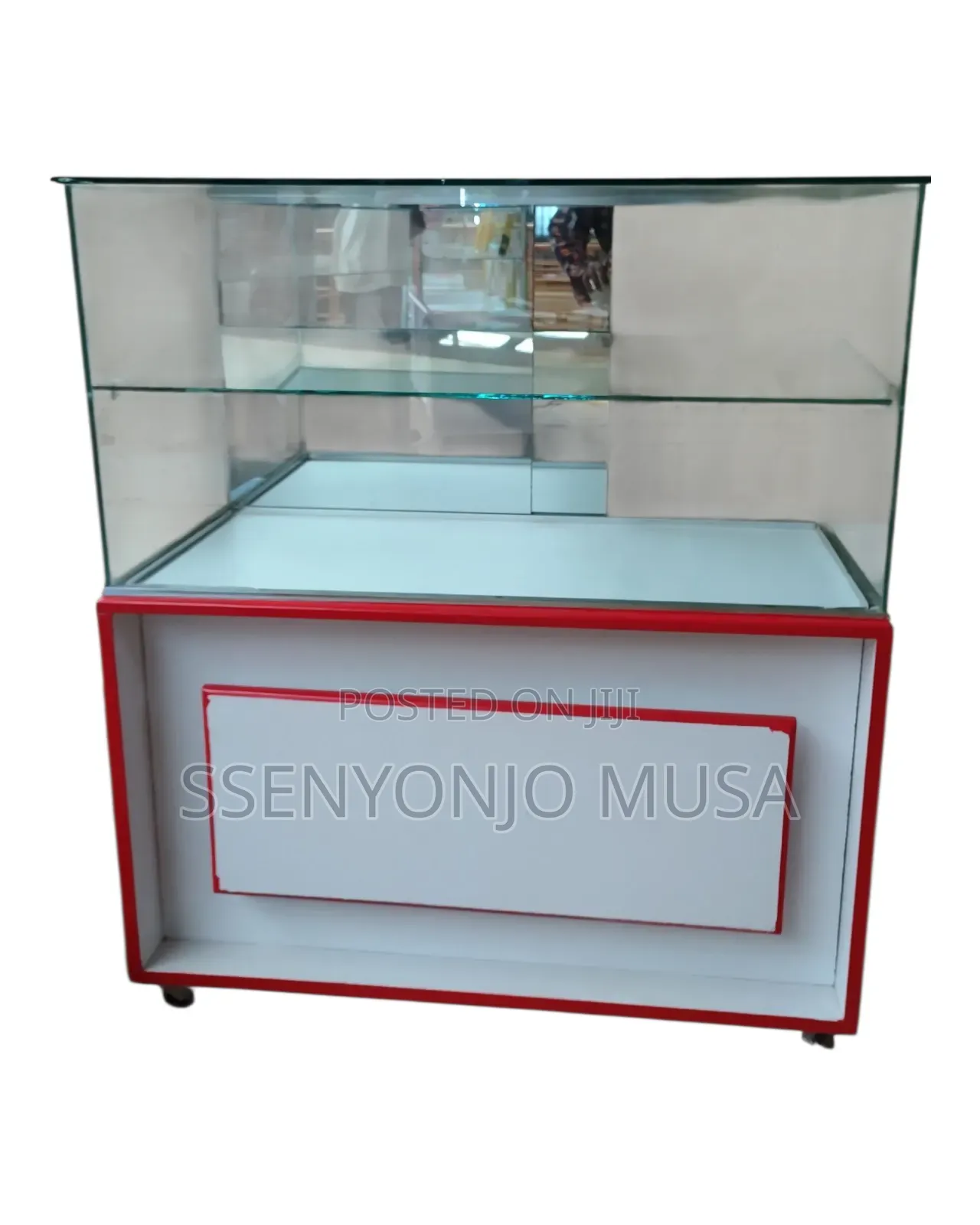 Locking 2-Layer Display Counter - 3x1x2ft