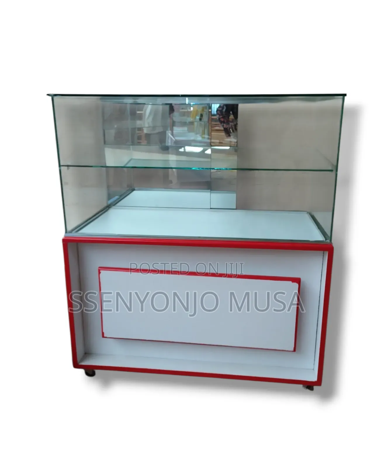 Locking 2-Layer Display Counter - 3x1x2ft