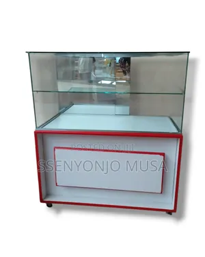Locking 2-Layer Display Counter - 3x1x2ft
