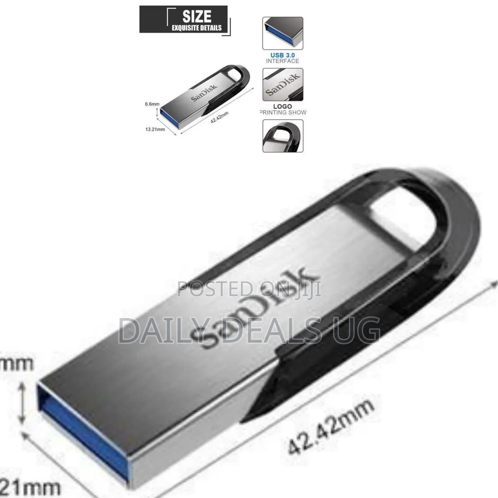 Sandisk Usb 3.0 Flash Drive 32gb Memory Stick -Black