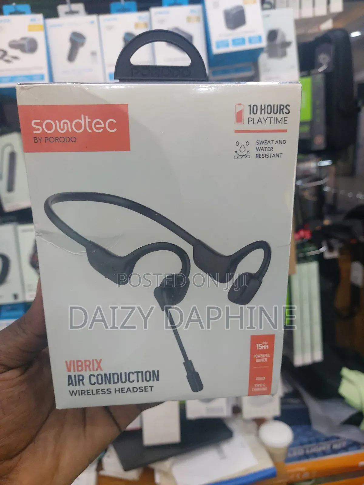 Soundtec Air Conduction Earbud Wireless With Mic