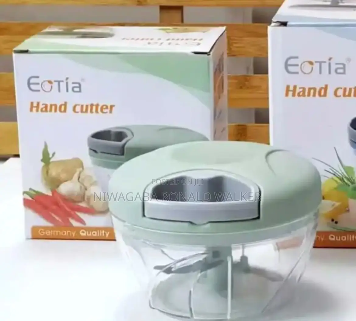 Hand-Pull Food Processor / Vegetable Chopper With 3-Blades
