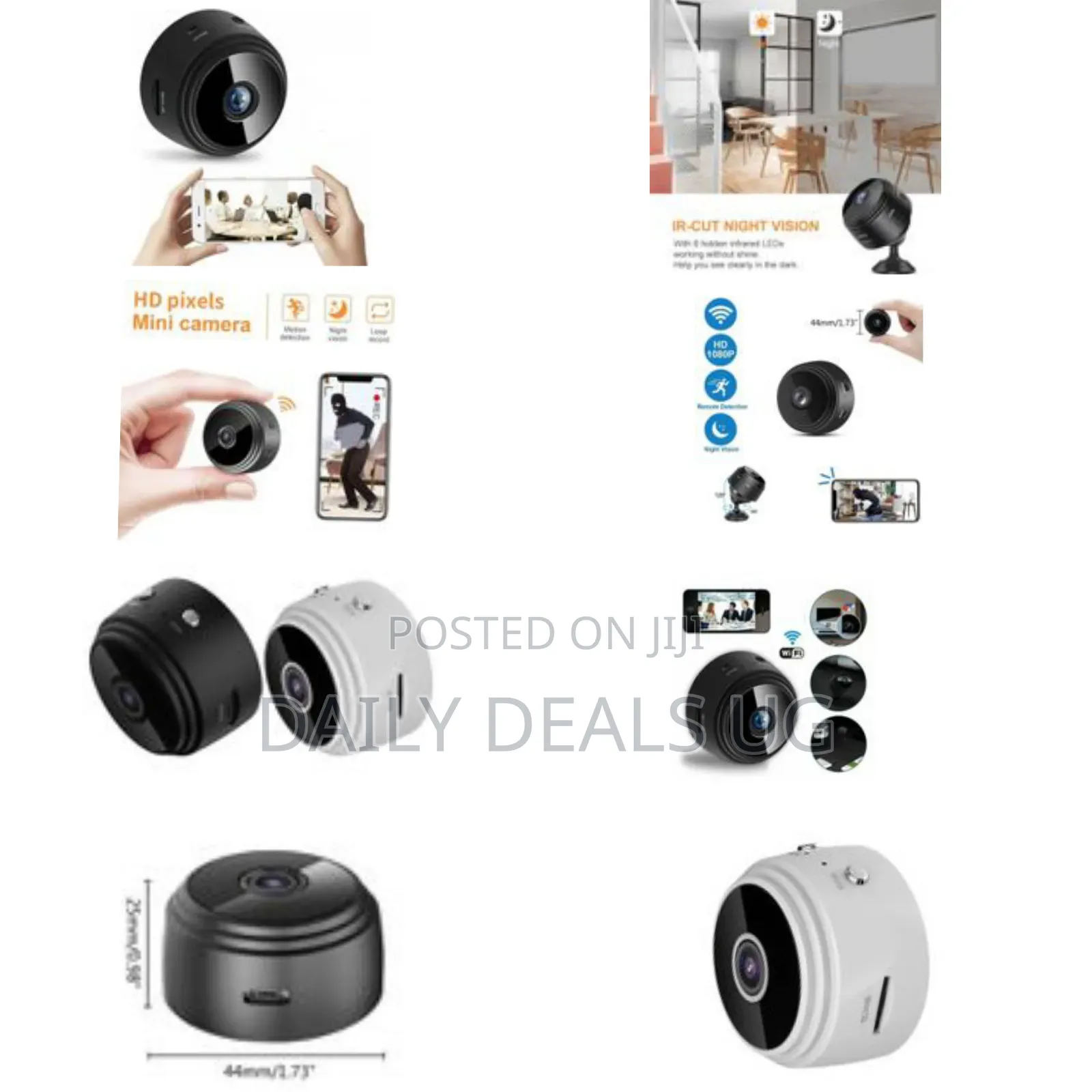 Hd 1080p Mini Spy Security Wifi Smart Camera Night Vision