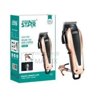 Winning Star Solar 12v Professional Hair Clipper Shaving Machine