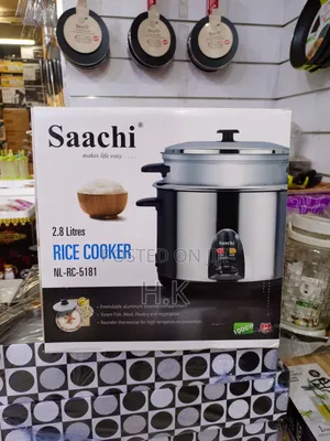 Saachi 2.8 Litres Rice Cooker With Steamer, Model Number Nl-Rc-5181.