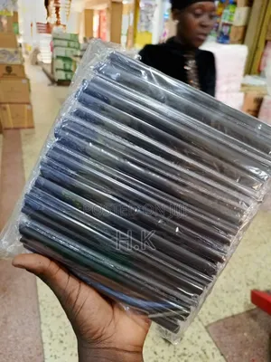 Black Plastic Drinking Straws 100pcs