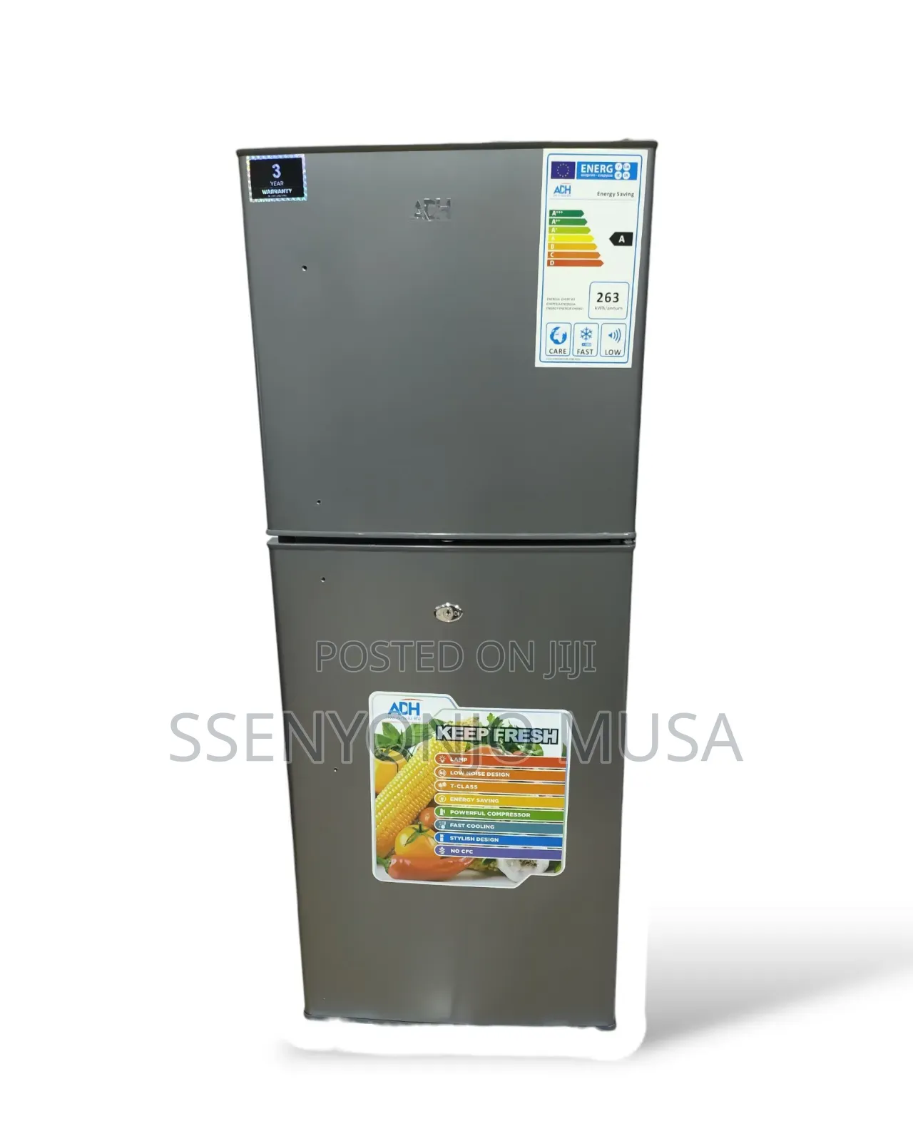 Adh Refrigerator 220l Top Mount Freezer Double Door -