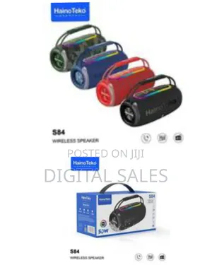 Hainoteko 360 Boombox Woofer Wireless Speakers Ortable