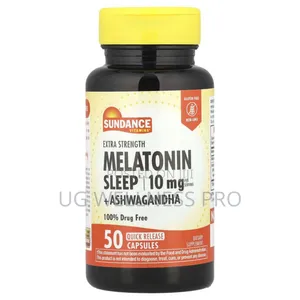Sundance Vitamins, Melatonin Sleep + Ashwagandha, 50 Quick Release Cap