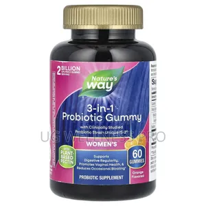 Women's 3-in-1 Probiotic Gummy, Orange, 60 Gummies