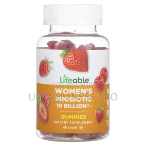 Lifeable, Women's Probiotic Gummies, Berry, 60 Gummies 10 B Per Servin