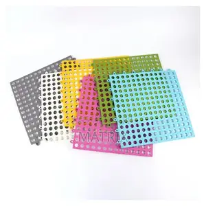 Interlocking Pvc Anti-slippery Bathroom Mats (30cm*30cm)- Multicolor