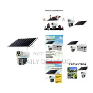 4g Lte Wifi Solar Dual Lens Human Detection Smart Security Camera