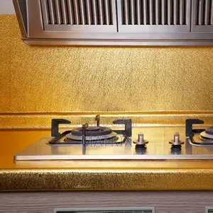 Aluminium Wallpaper 5m X 0.5m - Gold