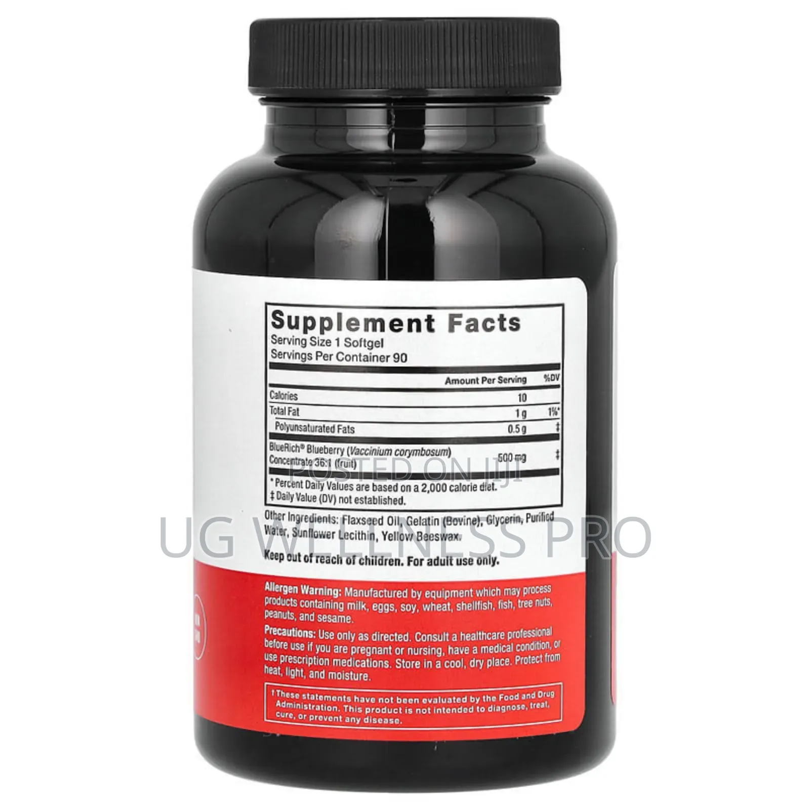 Force Factor, Blueberry Concentrate, 500 Mg, 90 Softgels