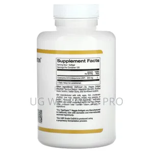 California Gold Nutrition, Coq10, 200 Mg, 120 Veggie Softgels