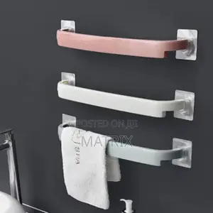 2pcs Plastic Bathroom Towel Holders