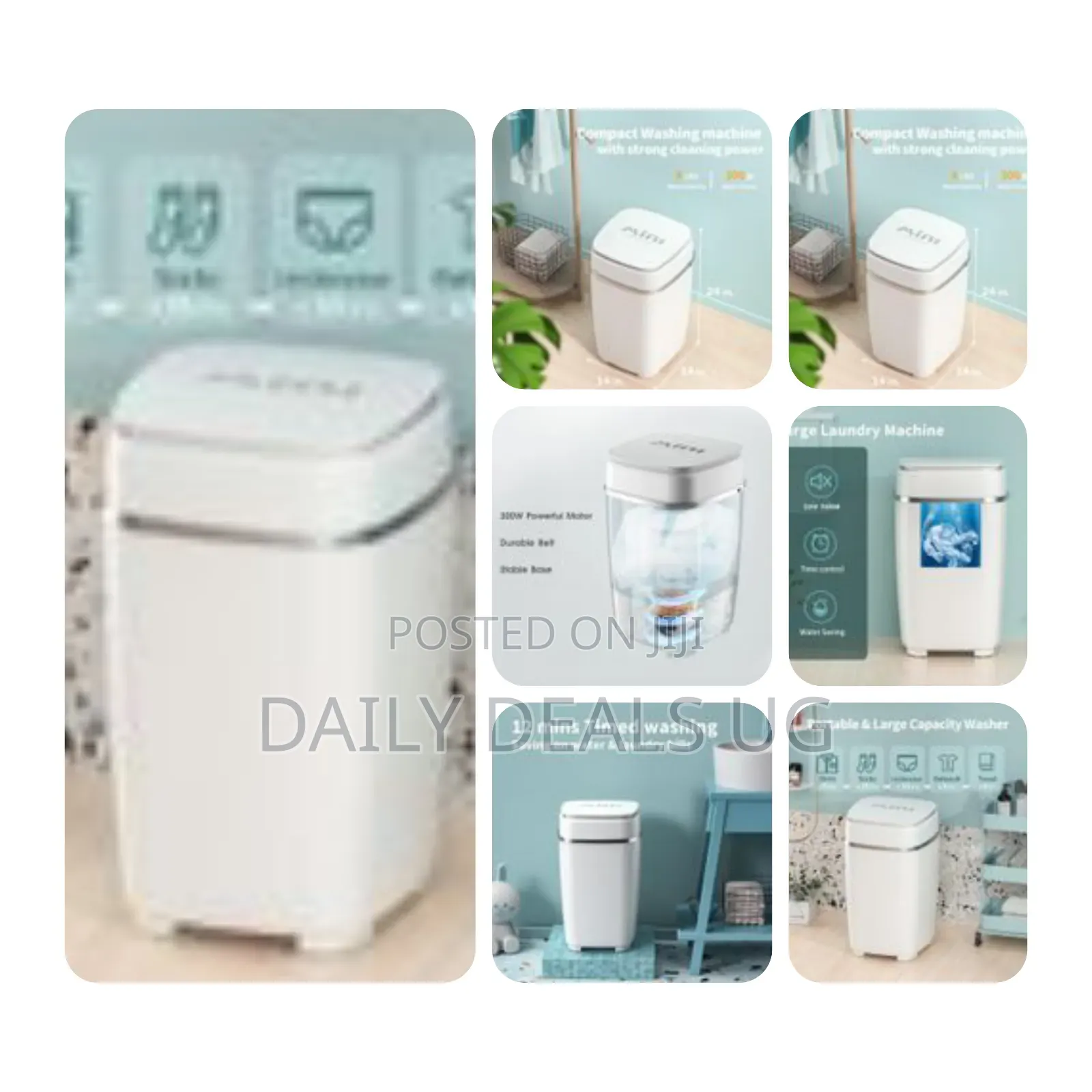 Portable Washing Machine Compact Mini Washer 8ibs Capacity