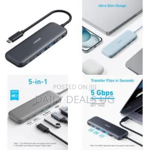 Anker 332 Usb-C Hub 5in1 Usbc to Hdmi Splitter With Display