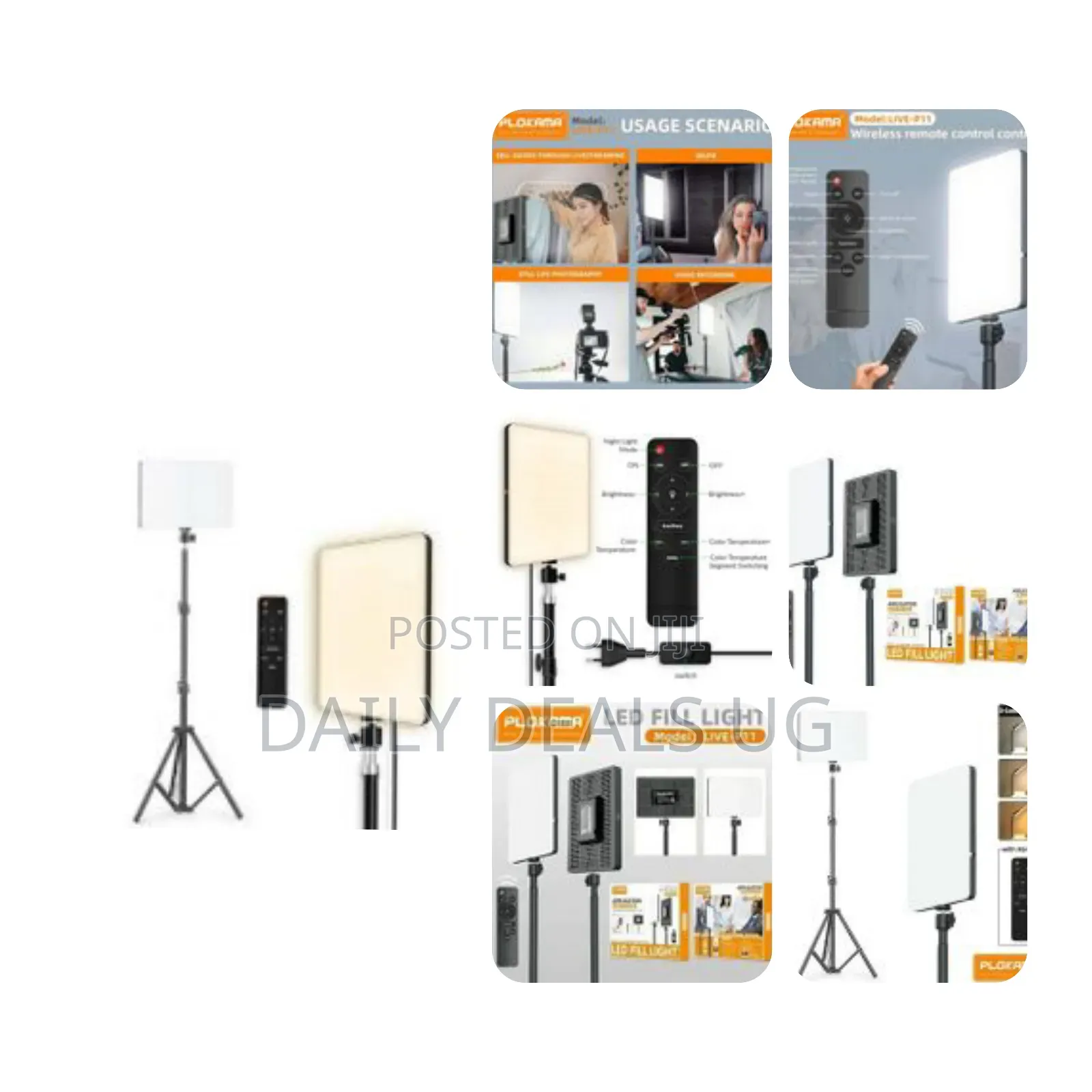 Plokama Live P11 Led Fill Light Panel Video Conference