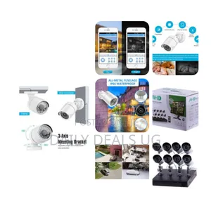 Ahd 8-Channel Home Recording CCTV Security System With Internet