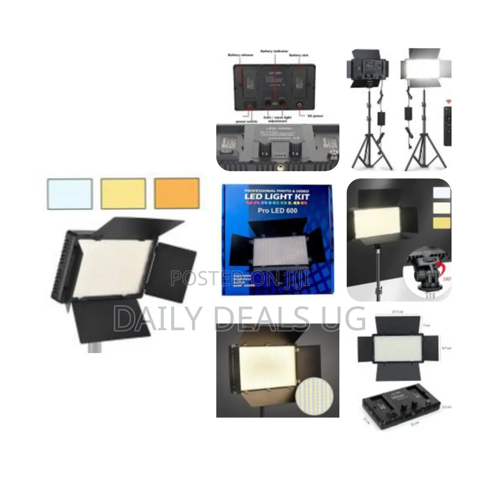 Professional Photo Video Led Pro Light Kit