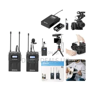 By-Wm8pro- Professional 48-Channel Uhf Wireless Lavalier Microphone