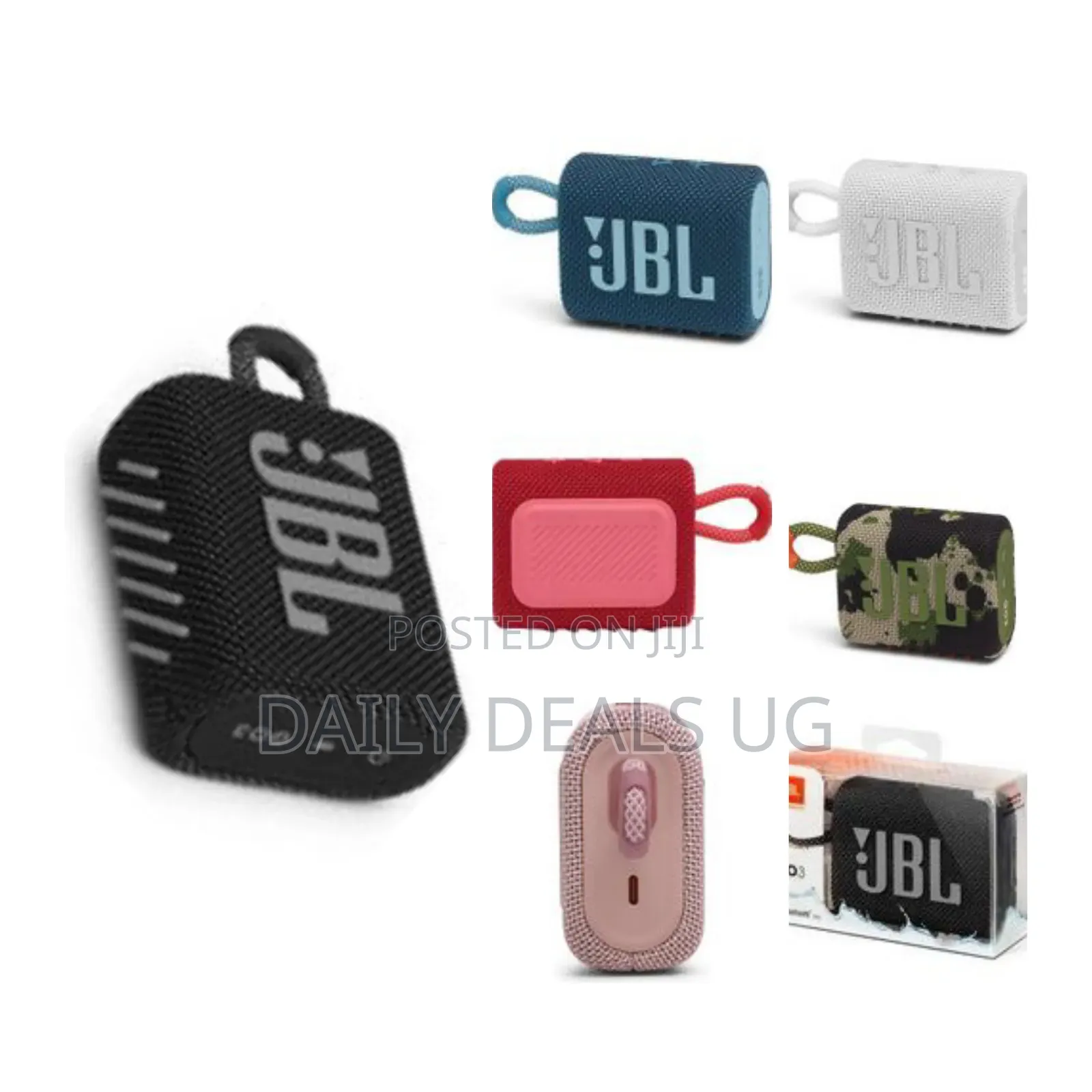 JBL Go 3 Wireless Bluetooth Portable Waterproof Speaker