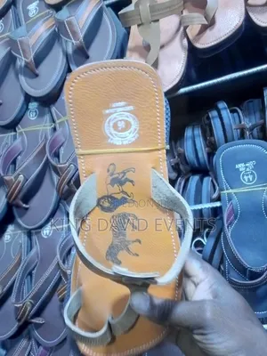 Open Women Leather African Craft Shoes