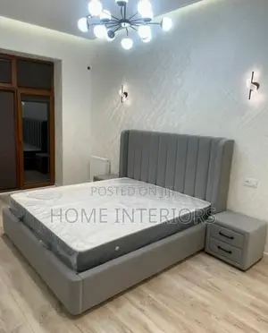 Modern 5 by 6 Fabric Bed