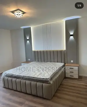 5 by 6 Bed With Drawers and Led Lights