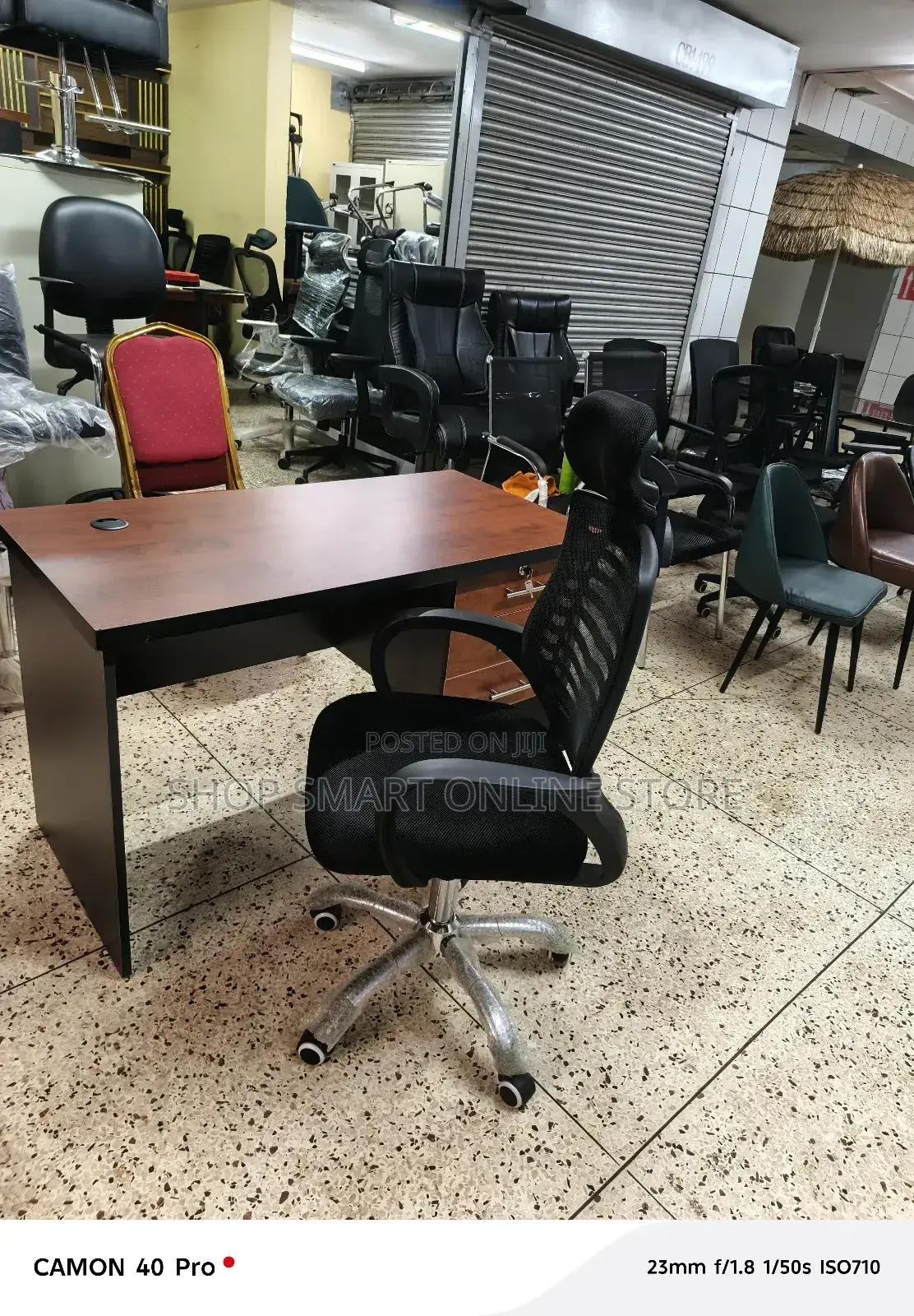 Ergonomic Office Chairs and Table