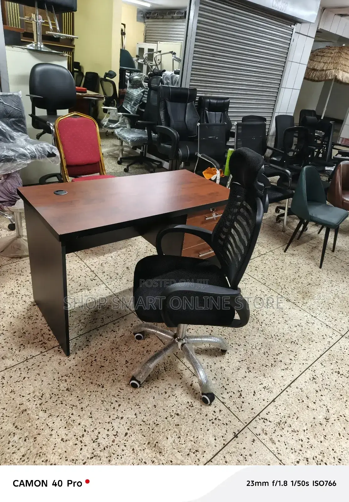 Ergonomic Office Chairs and Table