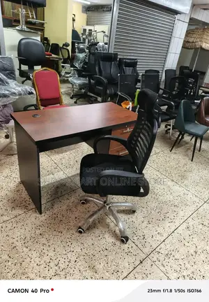Ergonomic Office Chairs and Table