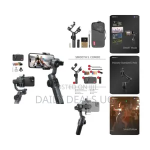 Zhu Smooth 5 Combo Phone Gimbal 3-Axis Handheld Smartphone Stabilizer