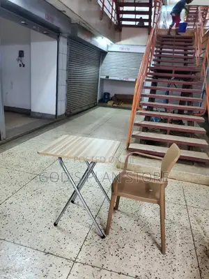 Reading Table and Armed Plastic Chair