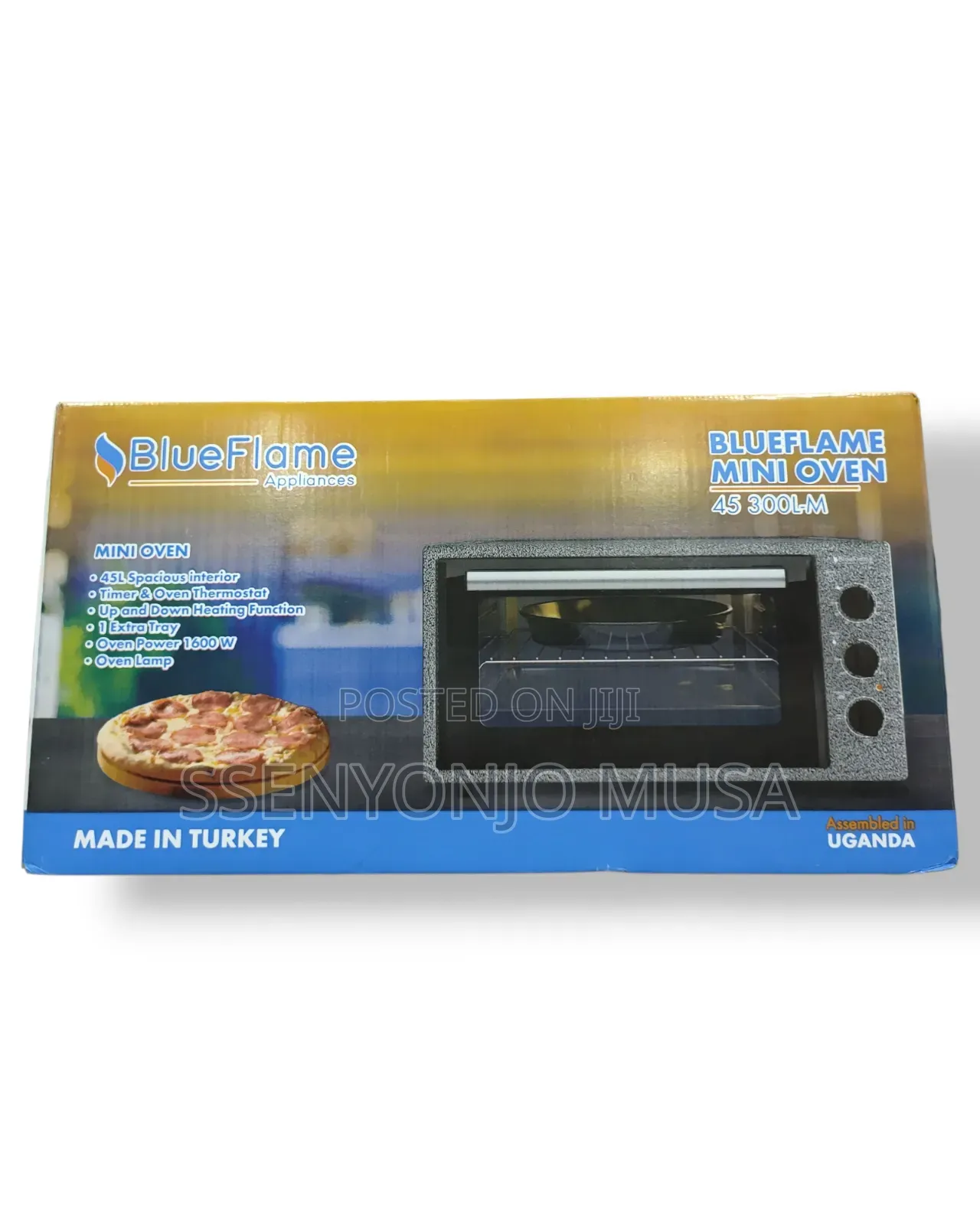 Blueflame Mini Oven - 45l, 1600w, Timer, Thermostat