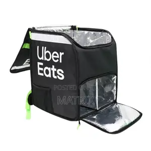 Insulated Food Delivery Bag Black Design May Vary