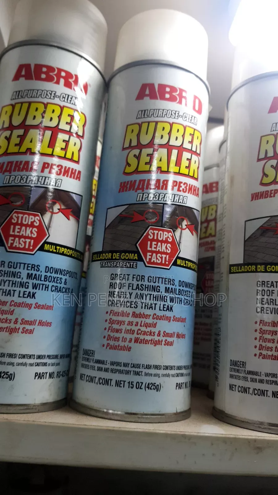 Abro All Purpose Clear Rubber Sealer