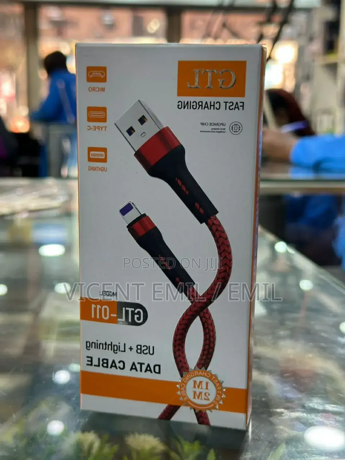 Usb To Lightning Data And  Fast Charging Cable