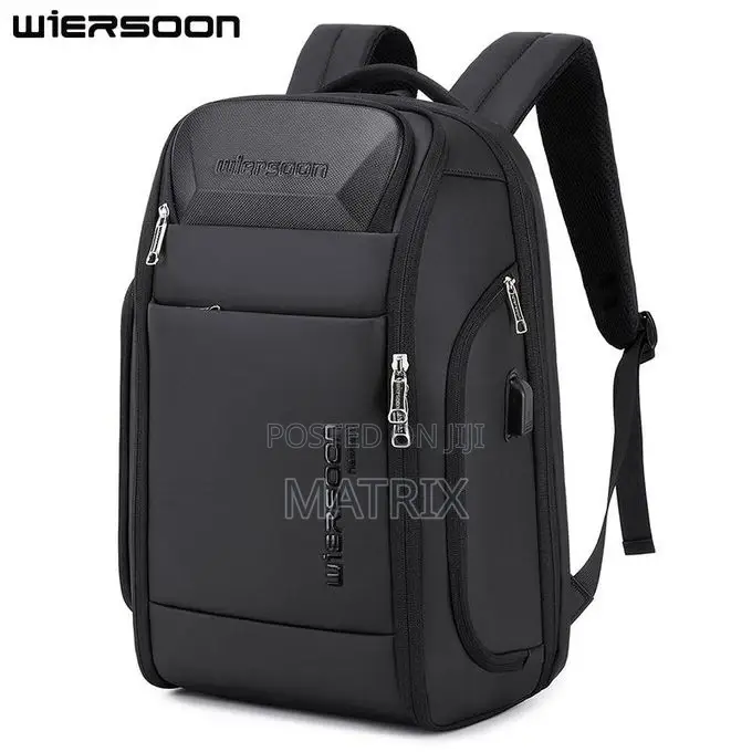 Expandable Laptop Backpack Usb Port Waterproof Multi-Functional Bag