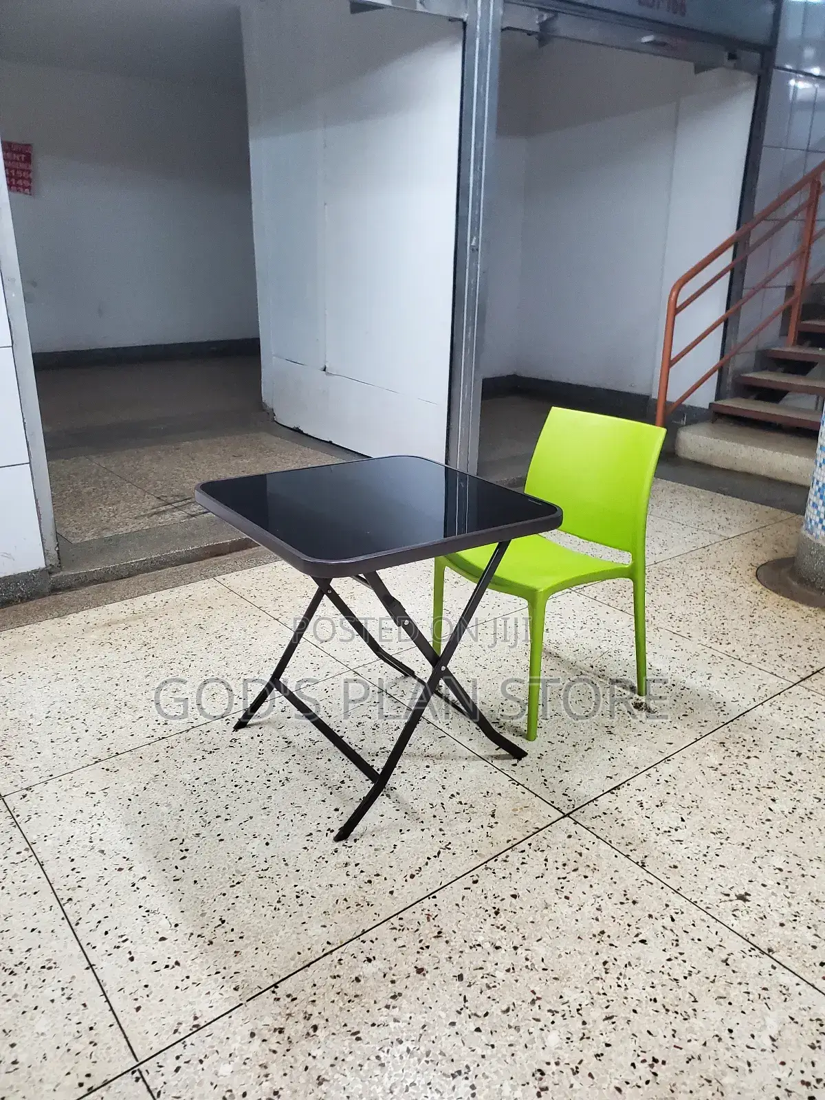 Dining Glass Table and Chair Set