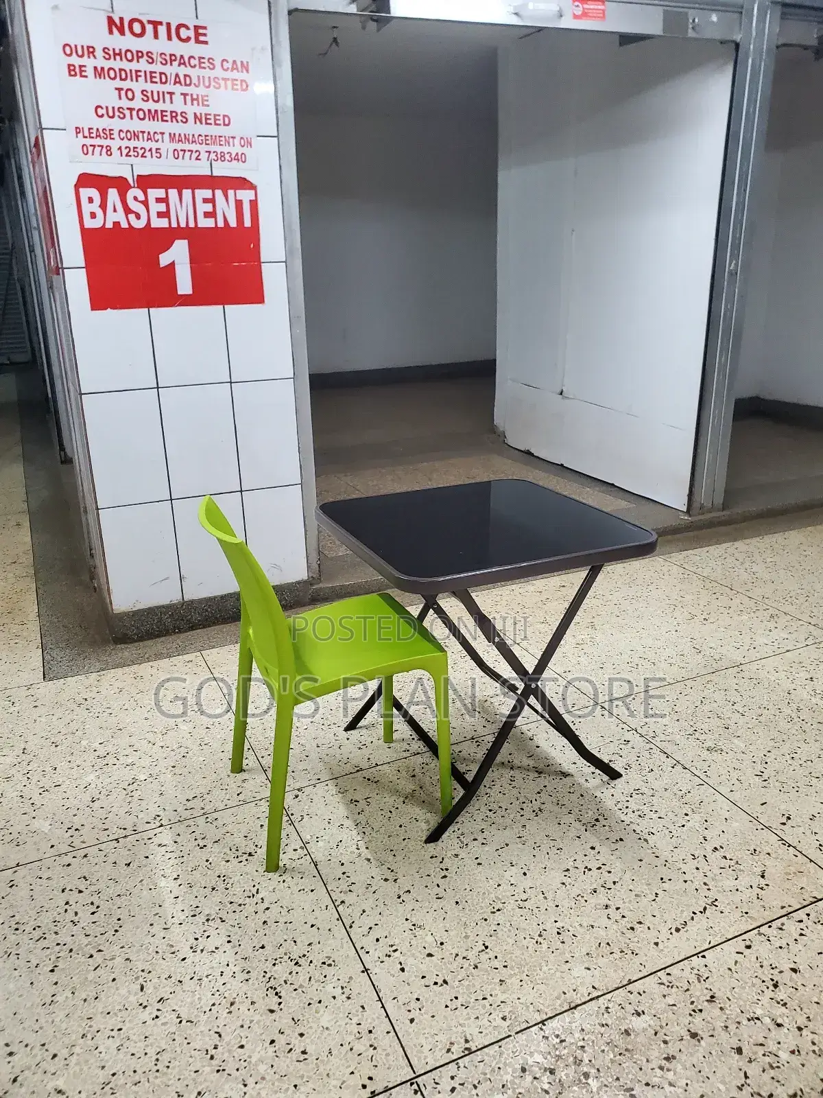 Dining Glass Table and Chair Set