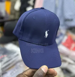 Navy Blue Polo Caps