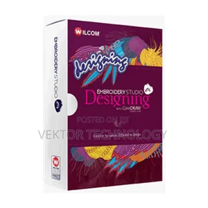 Wilcom E4.2 Embroiderystudio Designing With Corel + 2 Elements