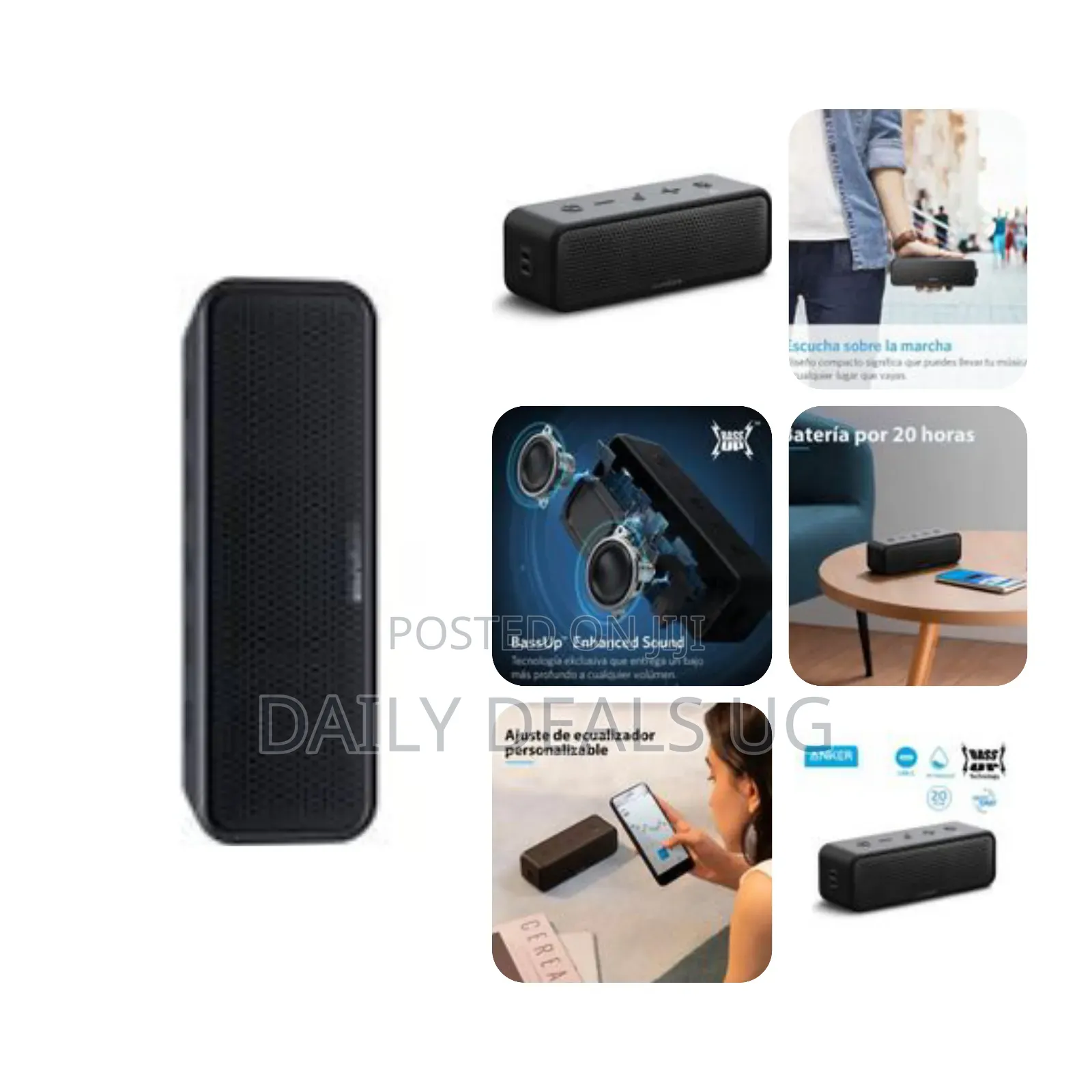 Anker Portable Soundcore Motion Wireless Bluetooth Speaker, Waterproof