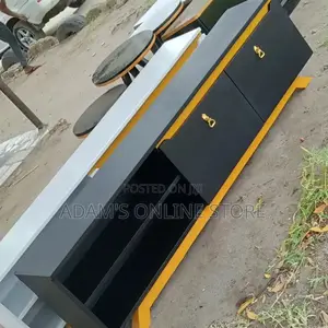 Black Tv Stand With Brown Stand