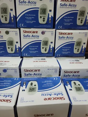 Sinocare / Safe Accu Blood Glucometer Test Strips.
